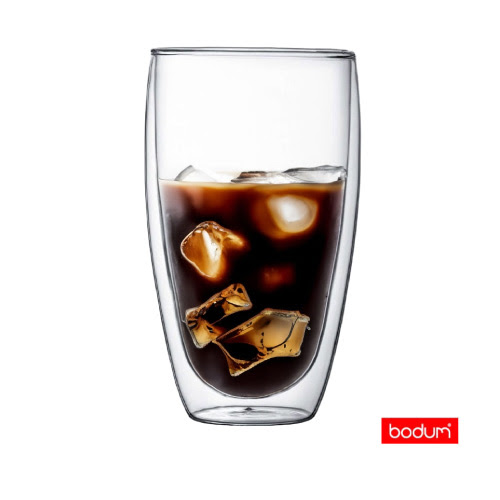 bodum（ボダム）｜タンブラー ダブルウォールグラス パヴィーナ 450 450ml （2個入） 食洗機対応 保冷 保温 耐熱グラス おしゃれ