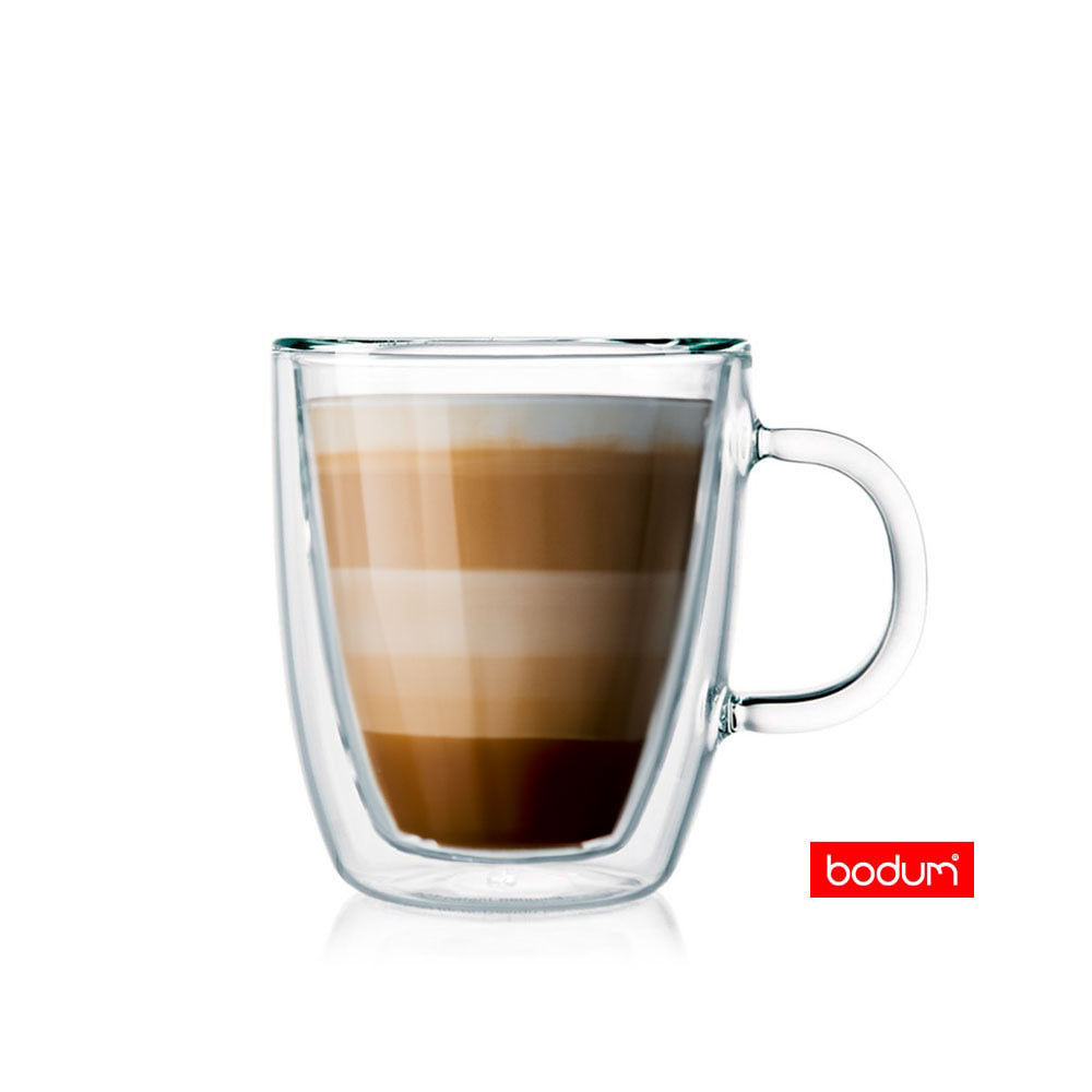 bodum（ボダム）｜タンブラー ダブルウォールグラス ビストロマグ 300 300ml （2個入） 食洗機対応 保冷 保温 耐熱グラス おしゃれ